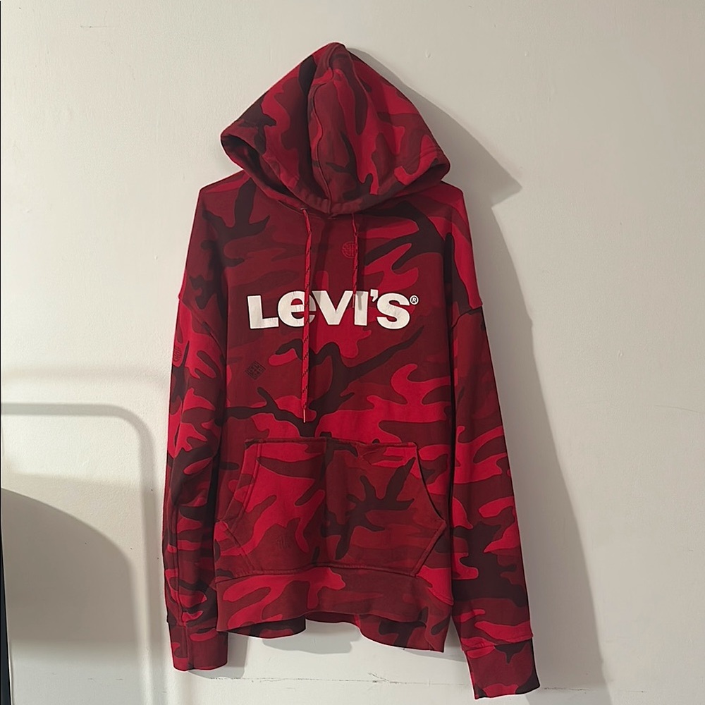 Levi's Red Camo Men's Hoodie